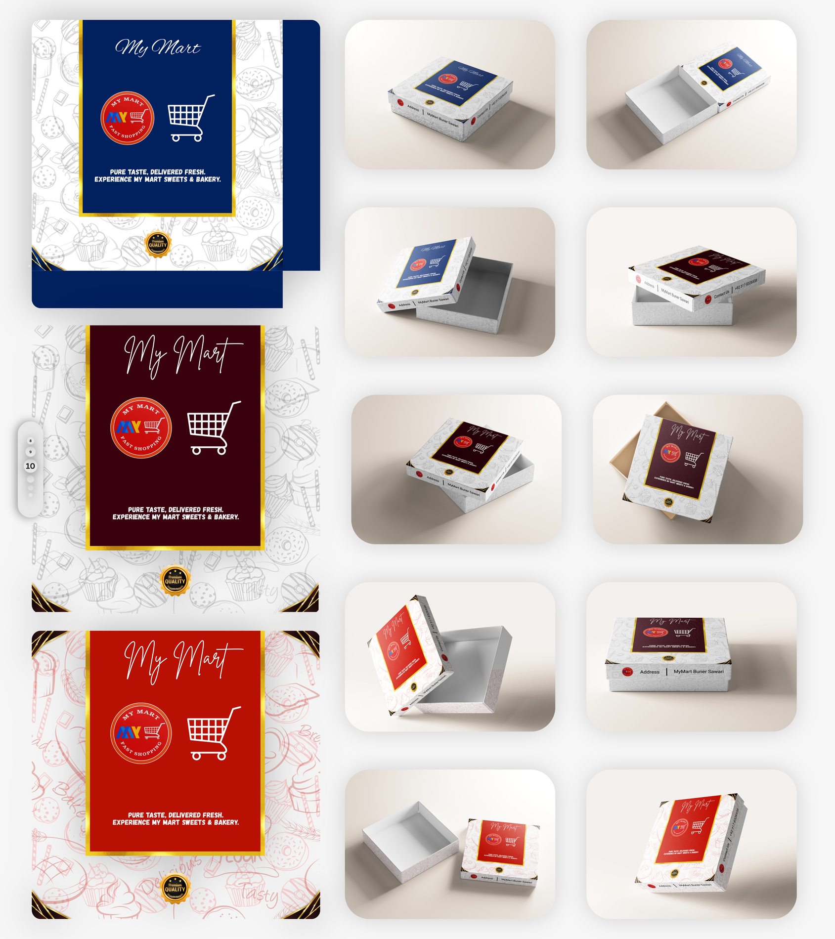 Colourways & box mockups